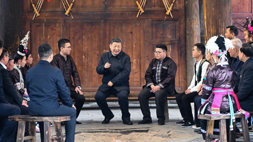 Xi inspects Southwest China's Guizhou province