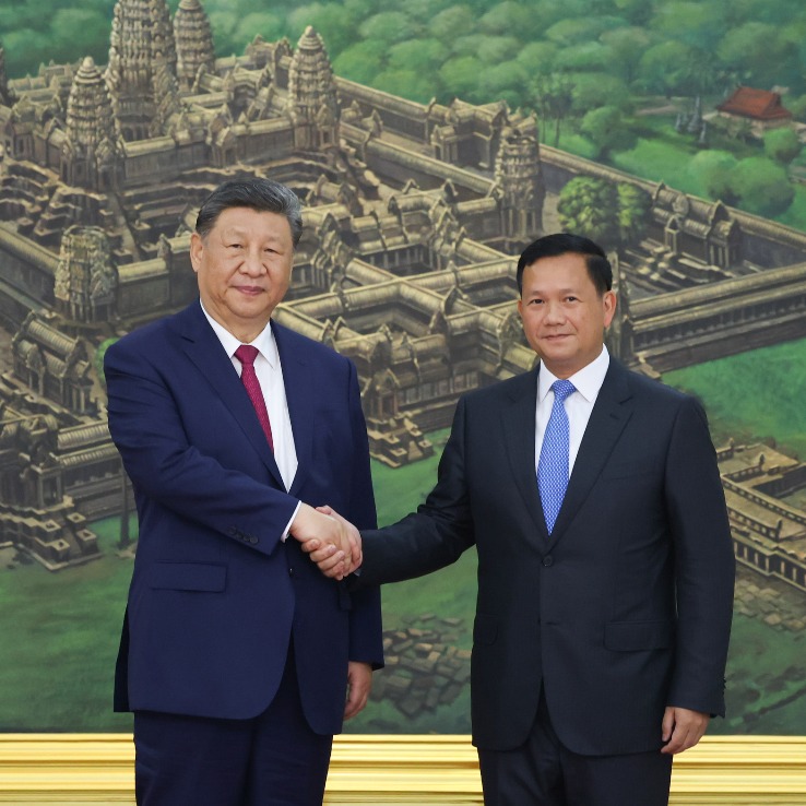 Xi holds talks with Cambodian Prime Minister Hun Manet