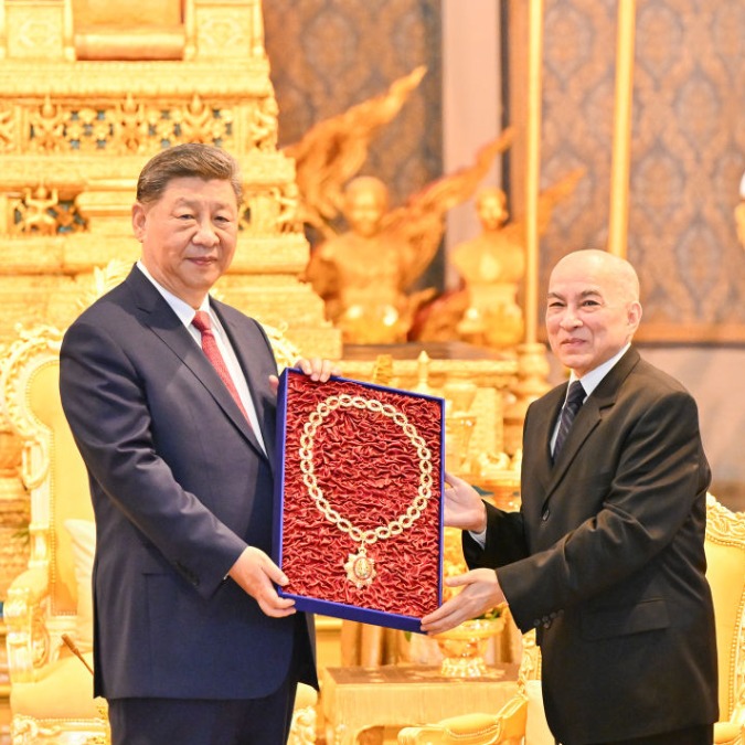 Xi says China, Cambodia set model for equality, mutual trust, win-win cooperation between countries of different sizes