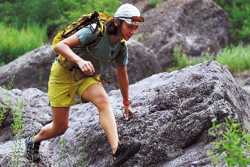 Young outdoor enthusiasts embrace looking good while working up a sweat