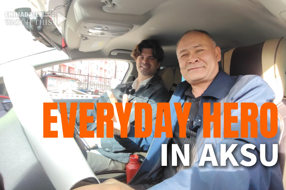 Meet the driver offering free taxi services in Xinjiang