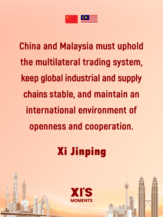Highlights of Xi's signed article in Malaysian media